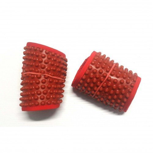 Массажные тапочки Красные-Узоры