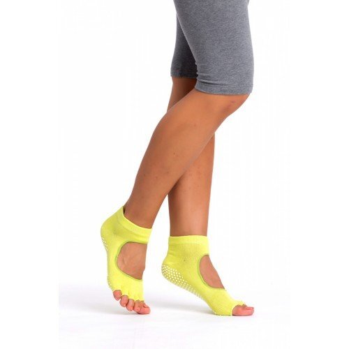 Носки противоскользящие для занятий йогой с открытыми пальцами и подъемом Bradex Носки противоскользящие для занятий йогой с открытыми пальцами и подъемом Bradex