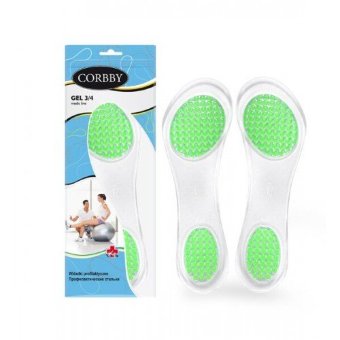 Стельки гелевые профилактические 3/4 Сorbby