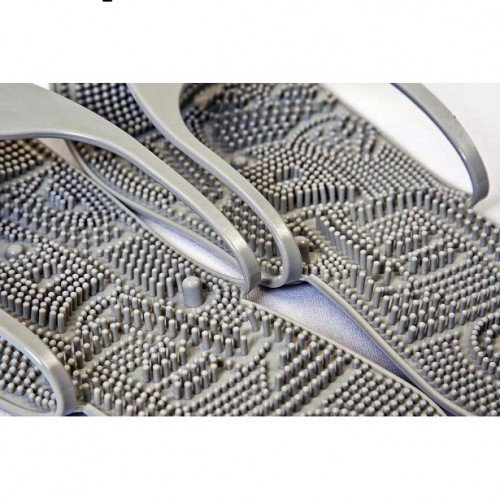 Вьетнамки массажные складные серые