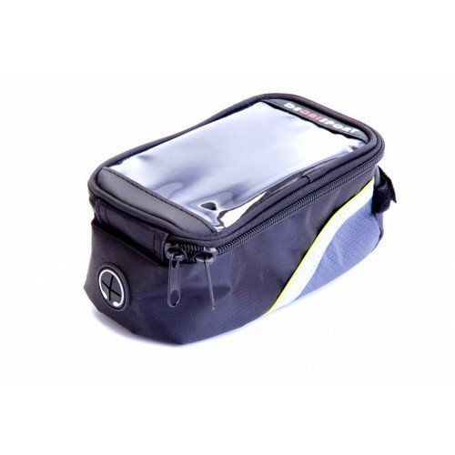 Сумка велосипедная объемом 1,2 л. с зеленым элементом Bradex Сумка велосипедная объемом 1,2 л. с зеленым элементом Bradex