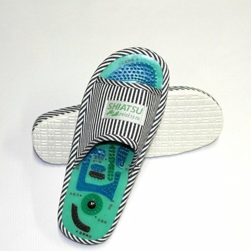 Массажные тапочки Шиацу синие