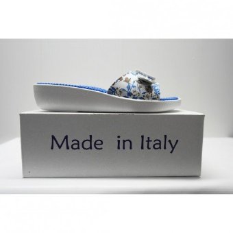 Акупунктурные массажные тапочки SILVA  синие