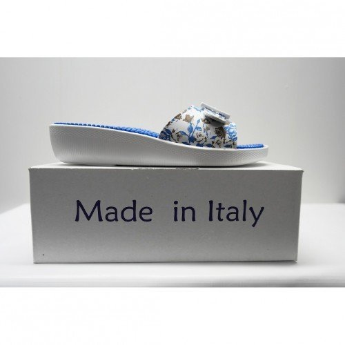 Акупунктурные массажные тапочки SILVA синие Акупунктурные массажные тапочки SILVA синие