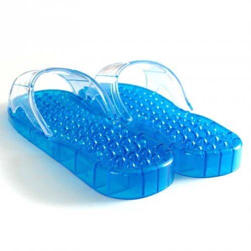 Гелевые массажные тапочки Cиние