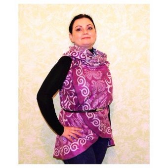 Пончо кейп накидка (круглая)  12