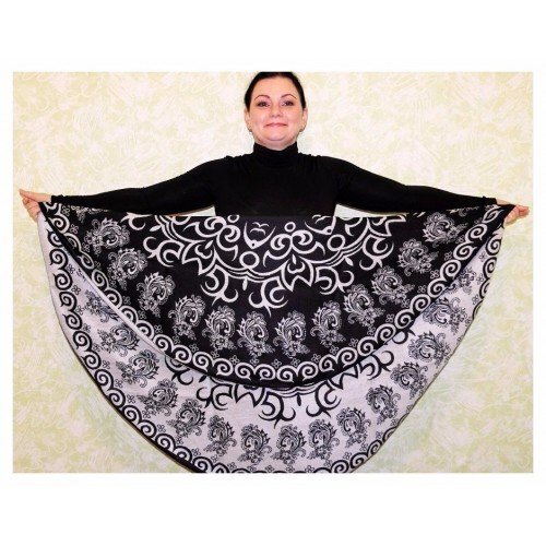 Пончо кейп накидка (круглая)  15