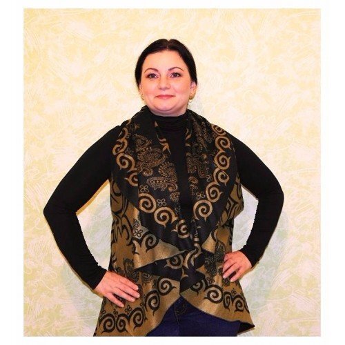 Пончо кейп накидка (круглая)  17