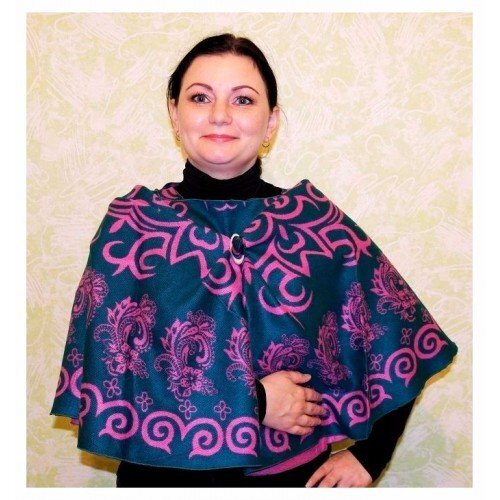 Пончо кейп накидка (круглая)  9