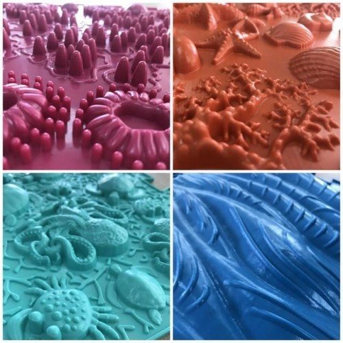 Набор массажный коврик «Орто-Пазл»  Микс Море