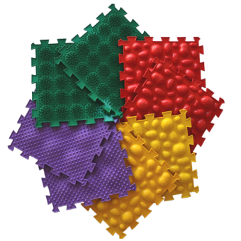 Набор массажный коврик «Орто-Пазл» комплект Микс №3