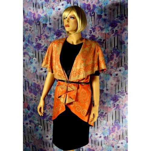 Пончо кейп накидка (круглая) 2