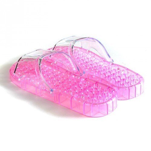 Гелевые массажные тапочки Роза