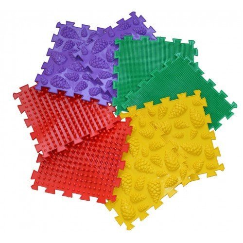 Набор массажный коврик «Орто-Пазл» Микс Лес