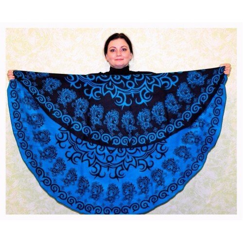 Пончо кейп накидка (круглая) 5