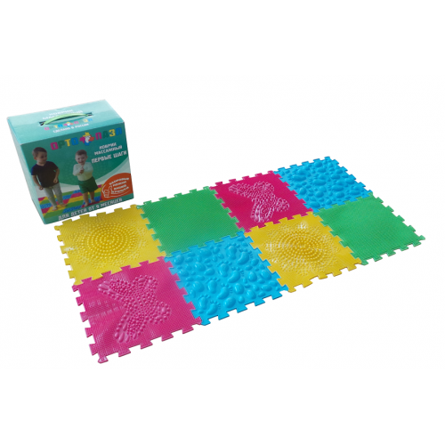 Набор массажный коврик «Орто-Пазл» Первые Шаги