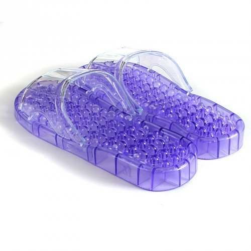 Гелевые массажные тапочки Фиолет