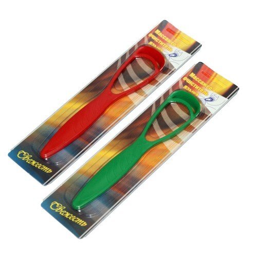 Массажер ОЧИСТИТЕЛЬ ЯЗЫКА «СВЕЖЕСТЬ» 153*33*5мм Массажер ОЧИСТИТЕЛЬ ЯЗЫКА «СВЕЖЕСТЬ» 153*33*5мм