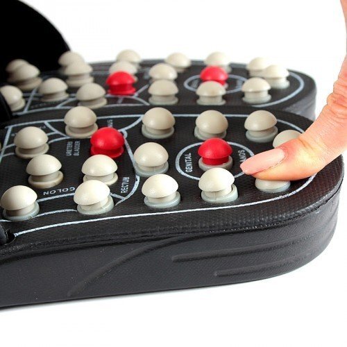 Рефлекторные массажные тапочки Massage Slipper