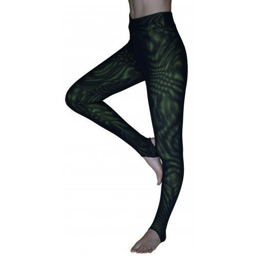 Спортивные леггинсы Муары-М, цвет основы  Cалатовый