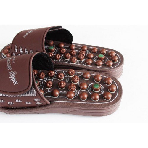 Рефлекторные тапочки с нефритовыми вставками