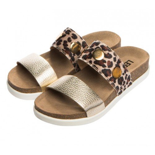 1200 | ЖЕНСКИЕ ТАПОЧКИ-САБО ЗОЛОТИСТЫЙ