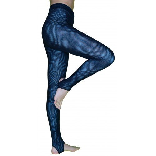 Спортивные леггинсы Муары-М, цвет основы  Голубой