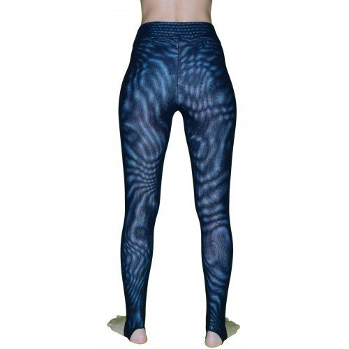 Спортивные леггинсы Муары-М, цвет основы  Голубой