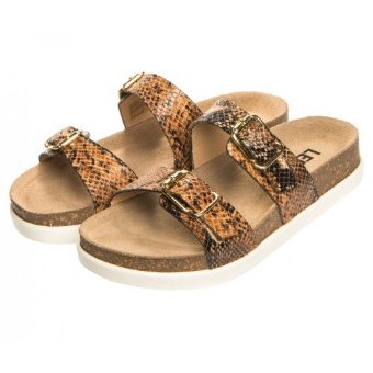 1203 | ЖЕНСКИЕ ТАПОЧКИ-САБО ЗМЕЯ