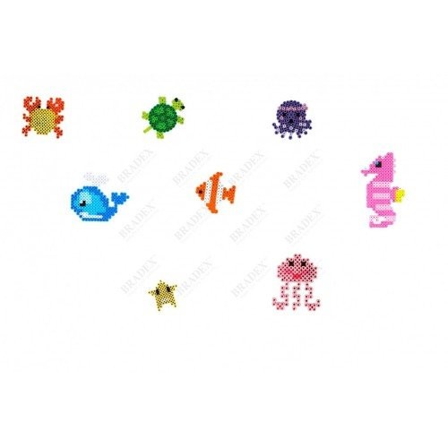 Термомозаика «ПОДВОДНЫЙ МИР» Ironing Beads - Sea