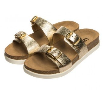 1203 | ЖЕНСКИЕ ТАПОЧКИ-САБО ЗОЛОТИСТЫЙ