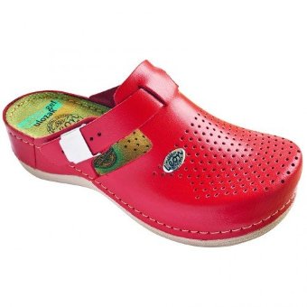 900 | Ортопедические ЖЕНСКИЕ ТАПОЧКИ-САБО КРАСНЫЙ