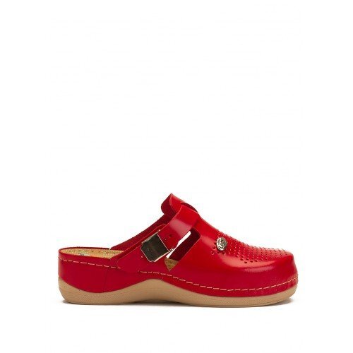 900 | Ортопедические ЖЕНСКИЕ ТАПОЧКИ-САБО КРАСНЫЙ