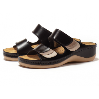 904 | ЖЕНСКИЕ ТАПОЧКИ-САБО ЧЕРНЫЙ