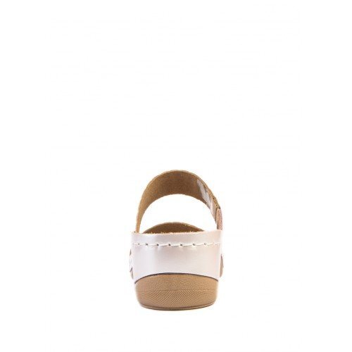 918 | ЖЕНСКИЕ ТАПОЧКИ-САБО ПЕРЛАМУТРОВЫЙ