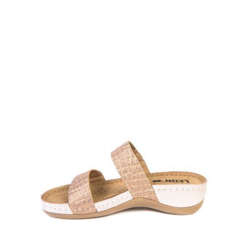 918 | ЖЕНСКИЕ ТАПОЧКИ-САБО ПЕРЛАМУТРОВЫЙ