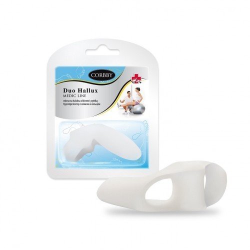 Duo hallux бурсопротектор с клином и кольцом Corbby Duo hallux бурсопротектор с клином и кольцом Corbby