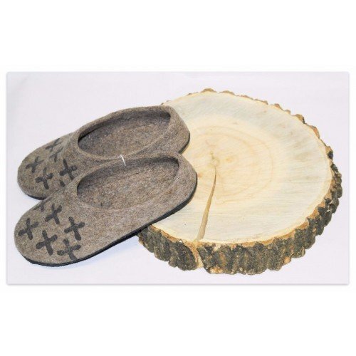 Войлочные домашние тапочки (Крестовик) Войлочные домашние тапочки (Крестовик)