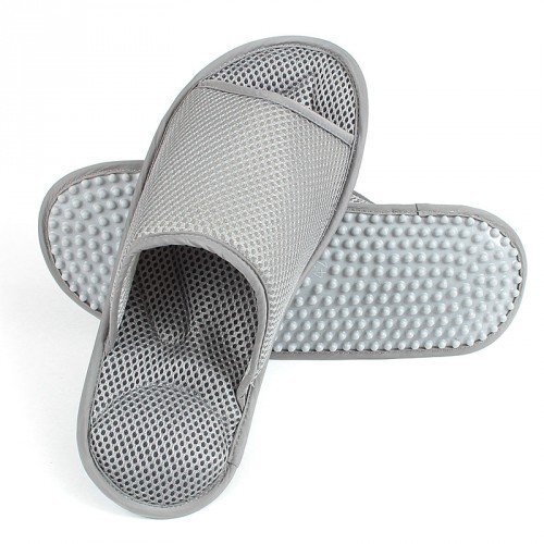 Массажные тапочки Релаксы  темно-серые