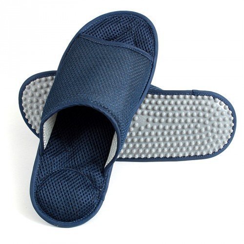 Массажные тапочки Релаксы  темно-синие