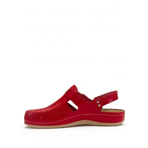 951 | ЖЕНСКИЕ ТАПОЧКИ-САБО КРАСНЫЙ