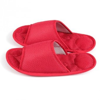 Массажные тапочки Релаксы красные