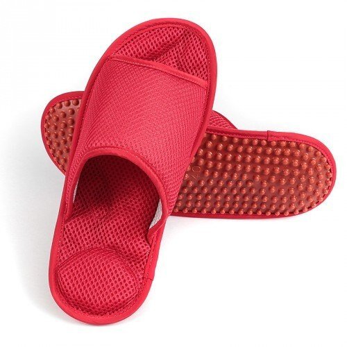 Массажные тапочки Релаксы красные Массажные тапочки Релаксы красные