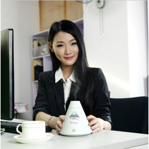 Увлажнитель-вулкан белый Gergle