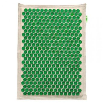 Аппликатор Кузнецова на мягкой подложке 41x60 см Зеленый – менее острые иглы, без магнитных вставок