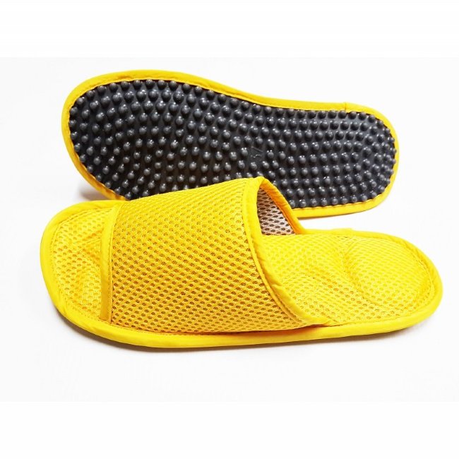 Массажные детские тапочки Желтые Массажные детские тапочки Желтые