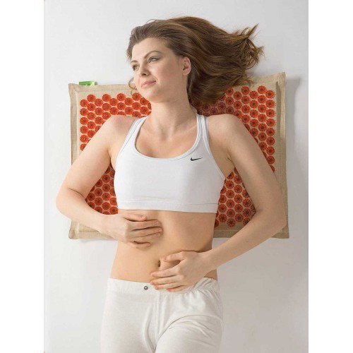 Аппликатор Кузнецова на мягкой подложке 41x60 см Красный – менее острые иглы