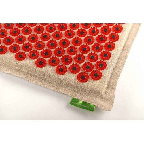 Аппликатор Кузнецова на мягкой подложке 41x60 см Красный – менее острые иглы