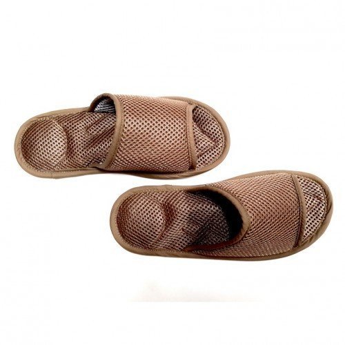 Массажные детские тапочки Коричневые