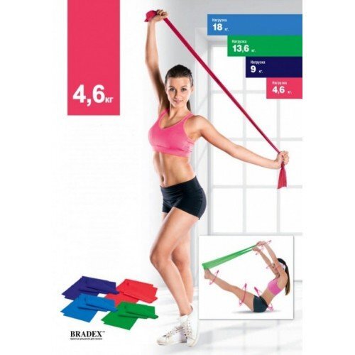 Комплект фитнес-резинок СУПЕРЭЛАСТИК